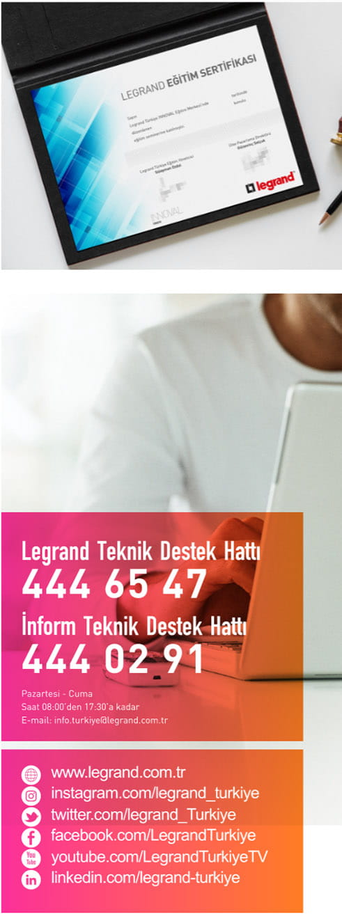 Legrand Grup Eğitimleri Sertifika